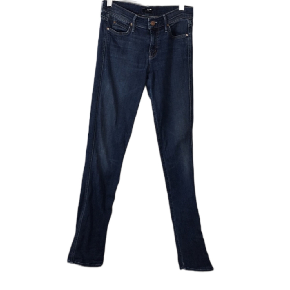 Mother The Rascal here kitty kitty blue jeans